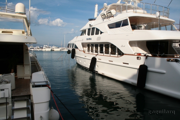 Super yachts in Puerto Banus